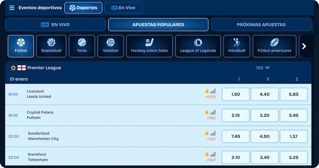 apuestas del casino majestico